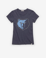 MEMPHIS GRIZZLIES PREMIER '47 FRANKIE TEE WOMENS ATLAS BLUE