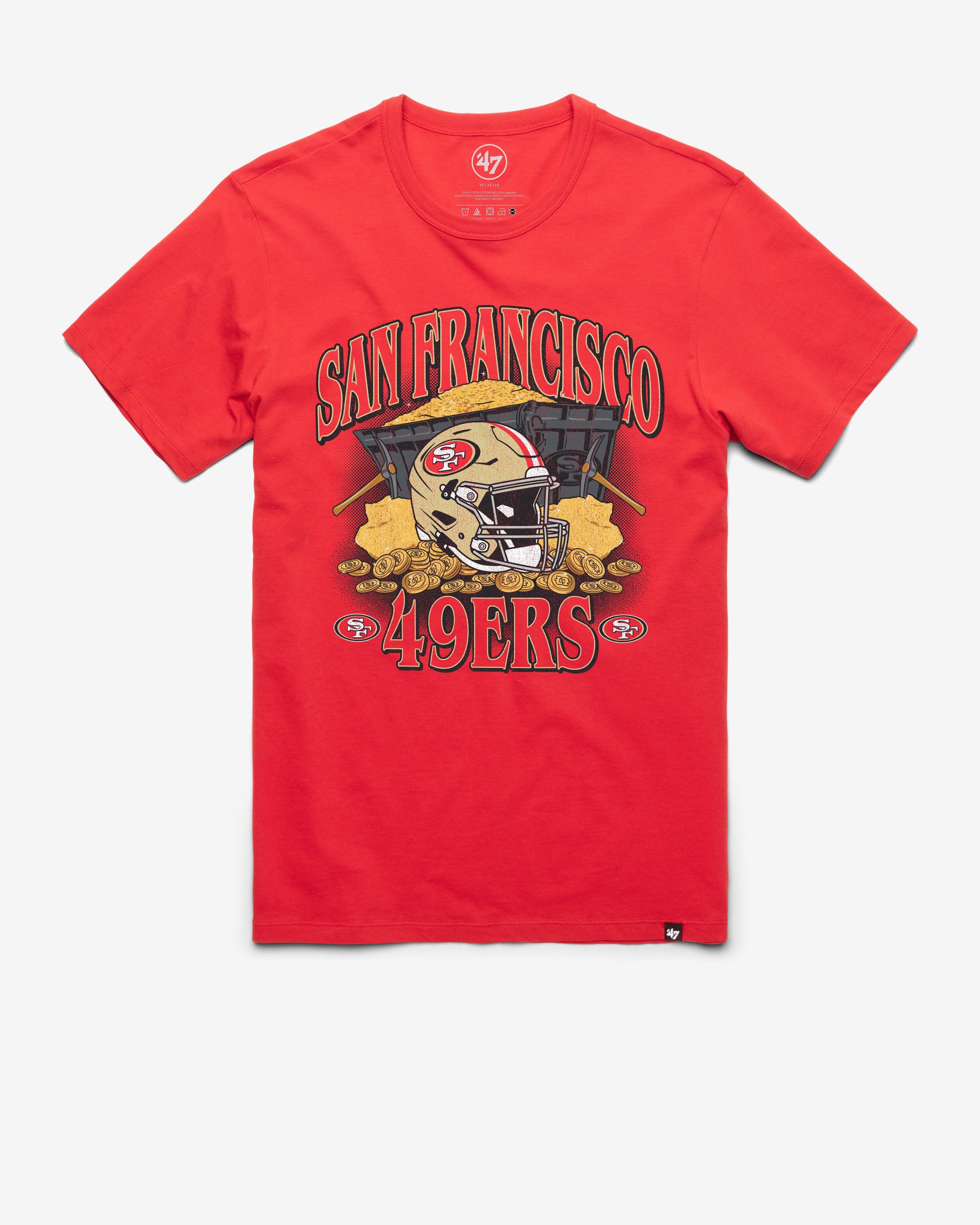 SAN FRANCISCO 49ERS REGIONAL '47 FRANKLIN TEE RACER RED