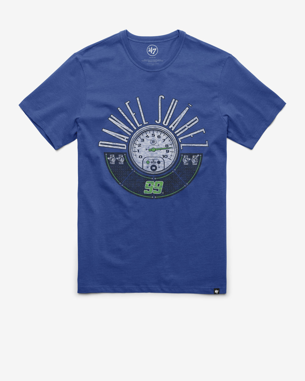DANIEL SUAREZ TRACKHOUSE RACING RPM '47 FRANKLIN TEE JETTY BLUE