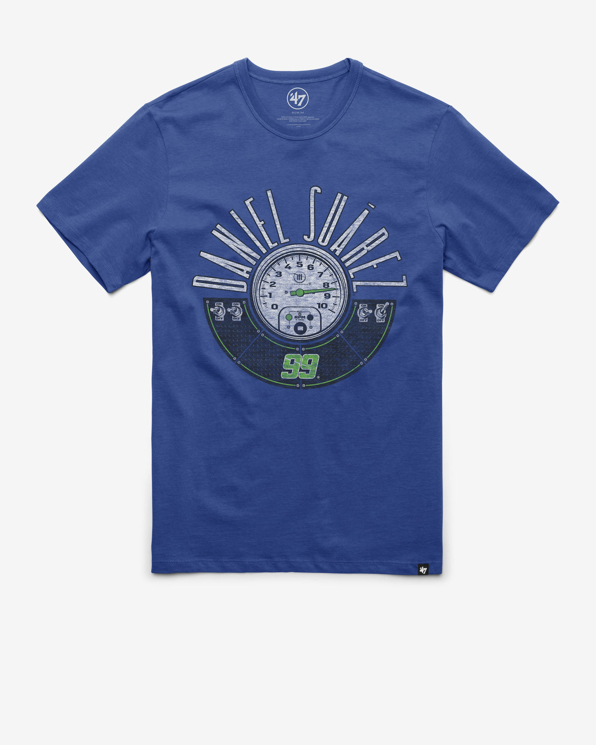 DANIEL SUAREZ TRACKHOUSE RACING RPM '47 FRANKLIN TEE JETTY BLUE