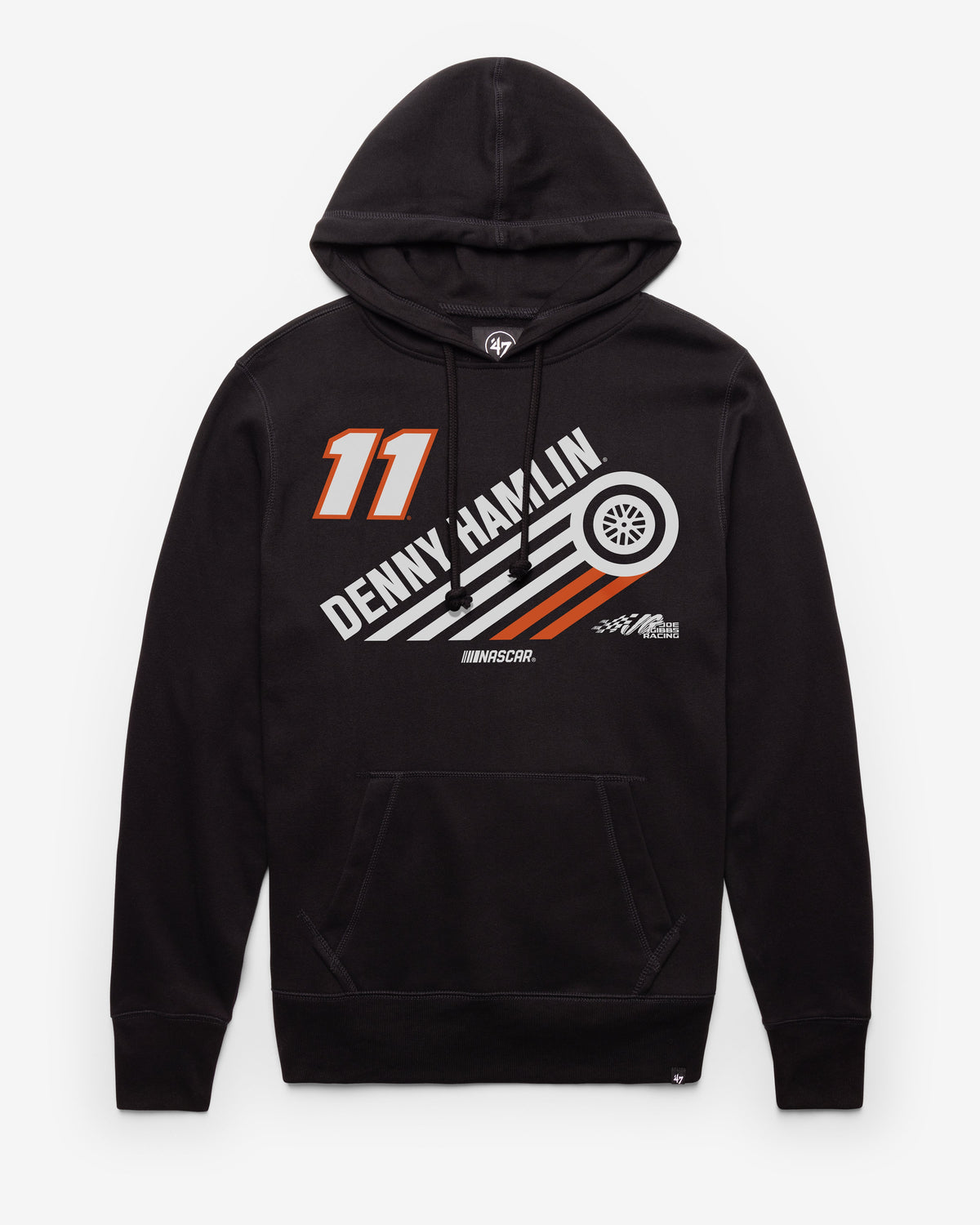 DENNY HAMLIN JOE GIBBS RACING INCLINE '47 HEADLINE HOOD JET BLACK