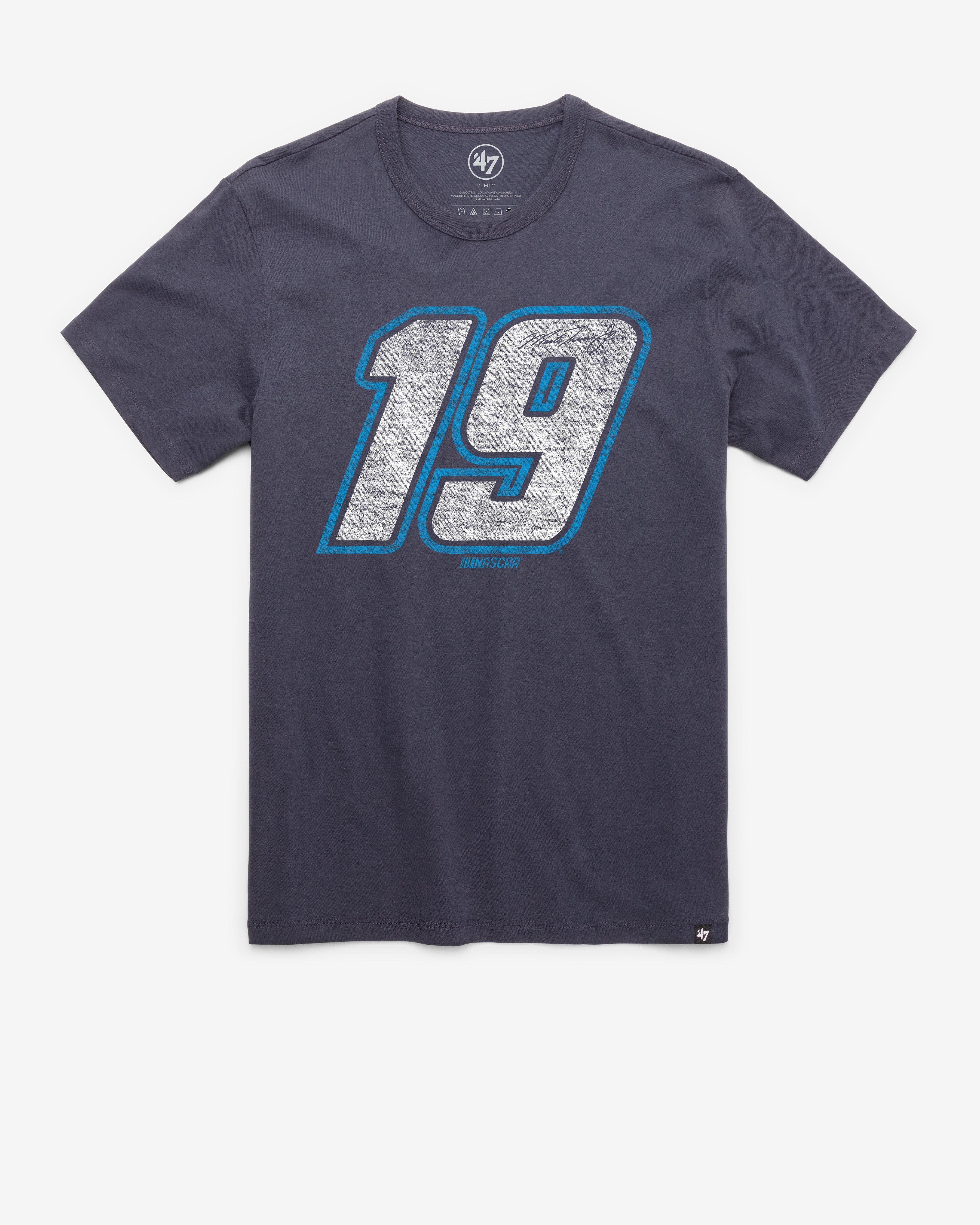 MARTIN TRUEX JR JOE GIBBS RACING DRIVER '47 FRANKLIN TEE ATLAS BLUE