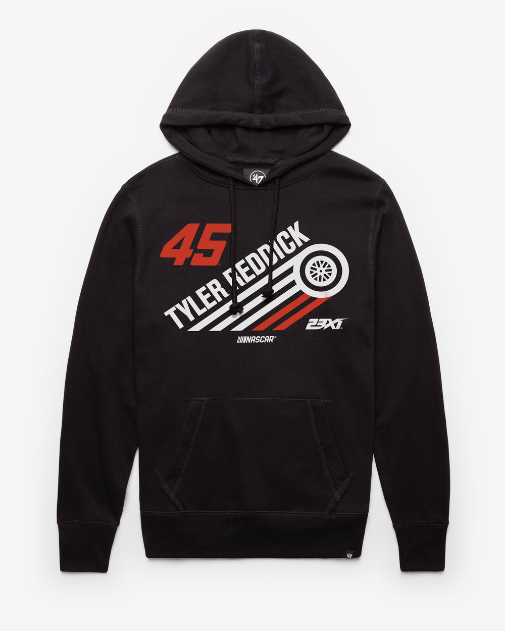 TYLER REDDICK 23XI RACING INCLINE '47 HEADLINE HOOD JET BLACK