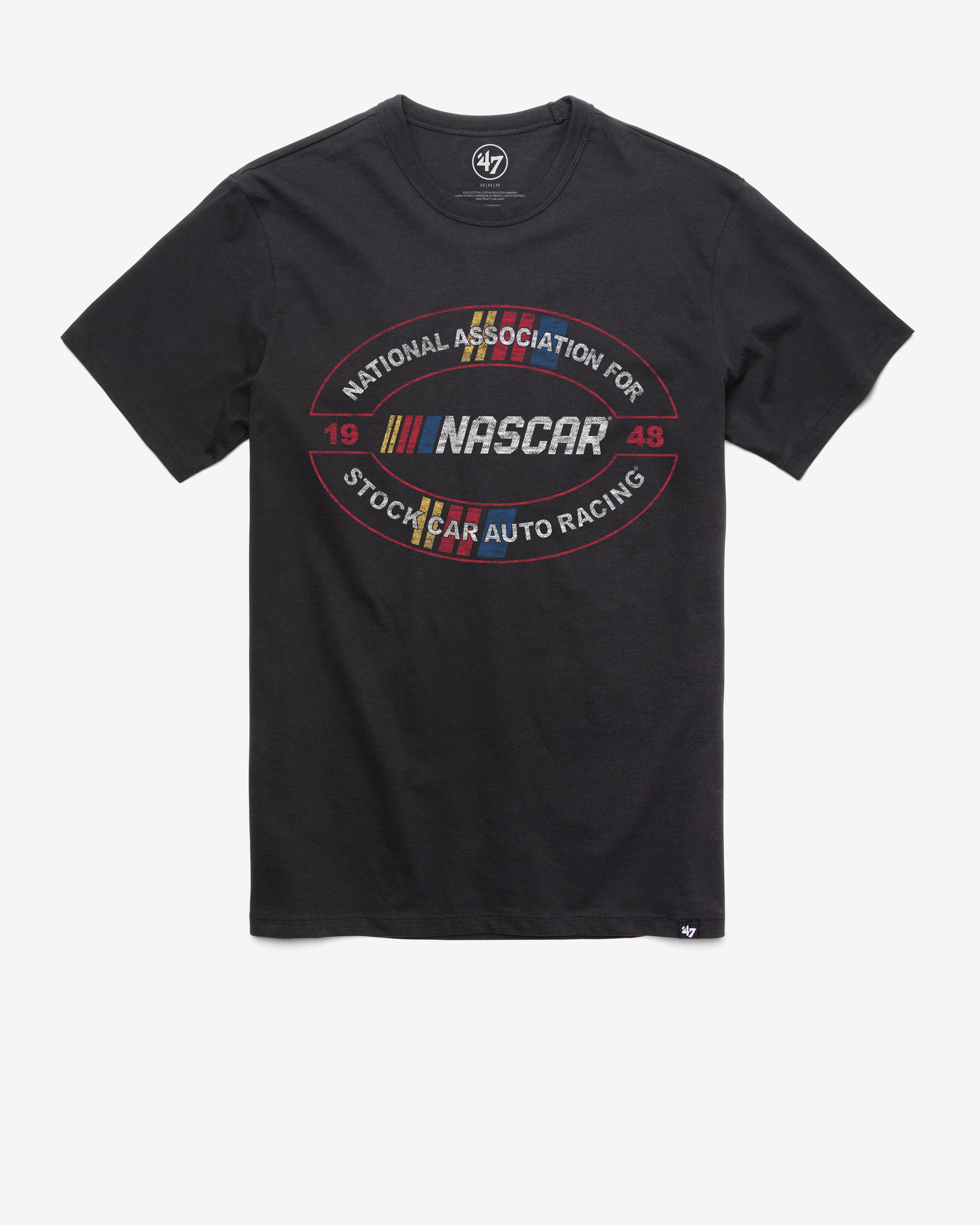 NASCAR STRIPE RING '47 FRANKLIN TEE FLINT BLACK