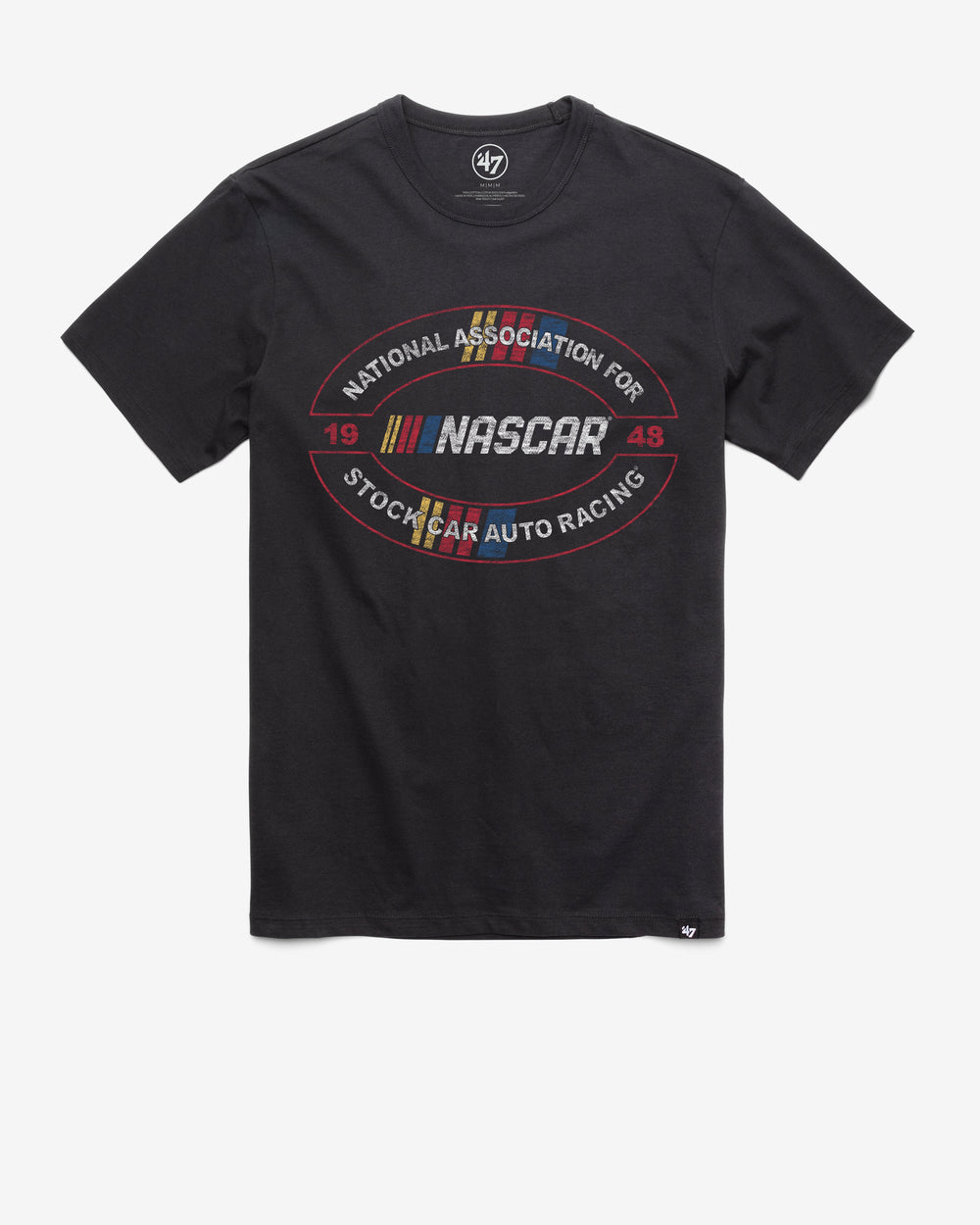 NASCAR STRIPE RING '47 FRANKLIN TEE FLINT BLACK