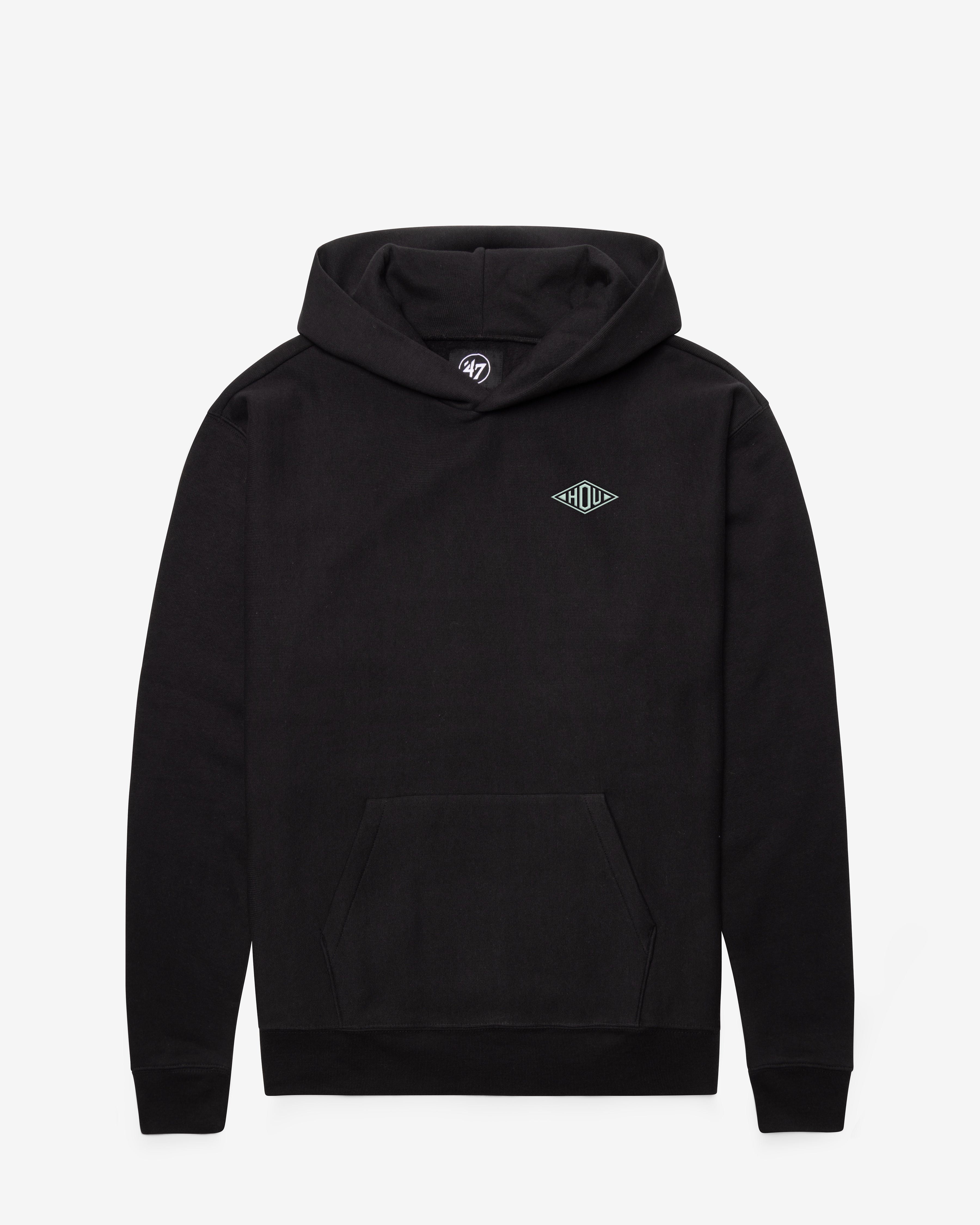 HOUSTON ASTROS MONOGRAM BACKER '47 FOUNDATION HOOD FLINT BLACK