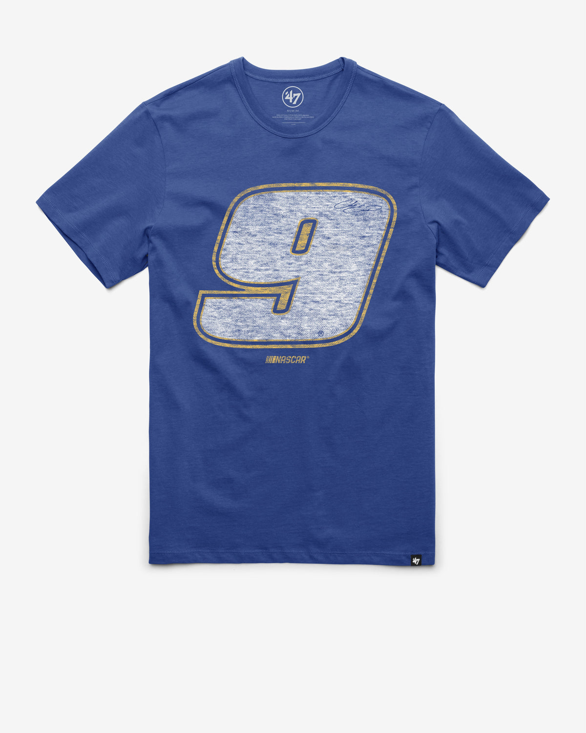 CHASE ELLIOTT HENDRICK MOTORSPORTS DRIVER '47 FRANKLIN TEE JETTY BLUE