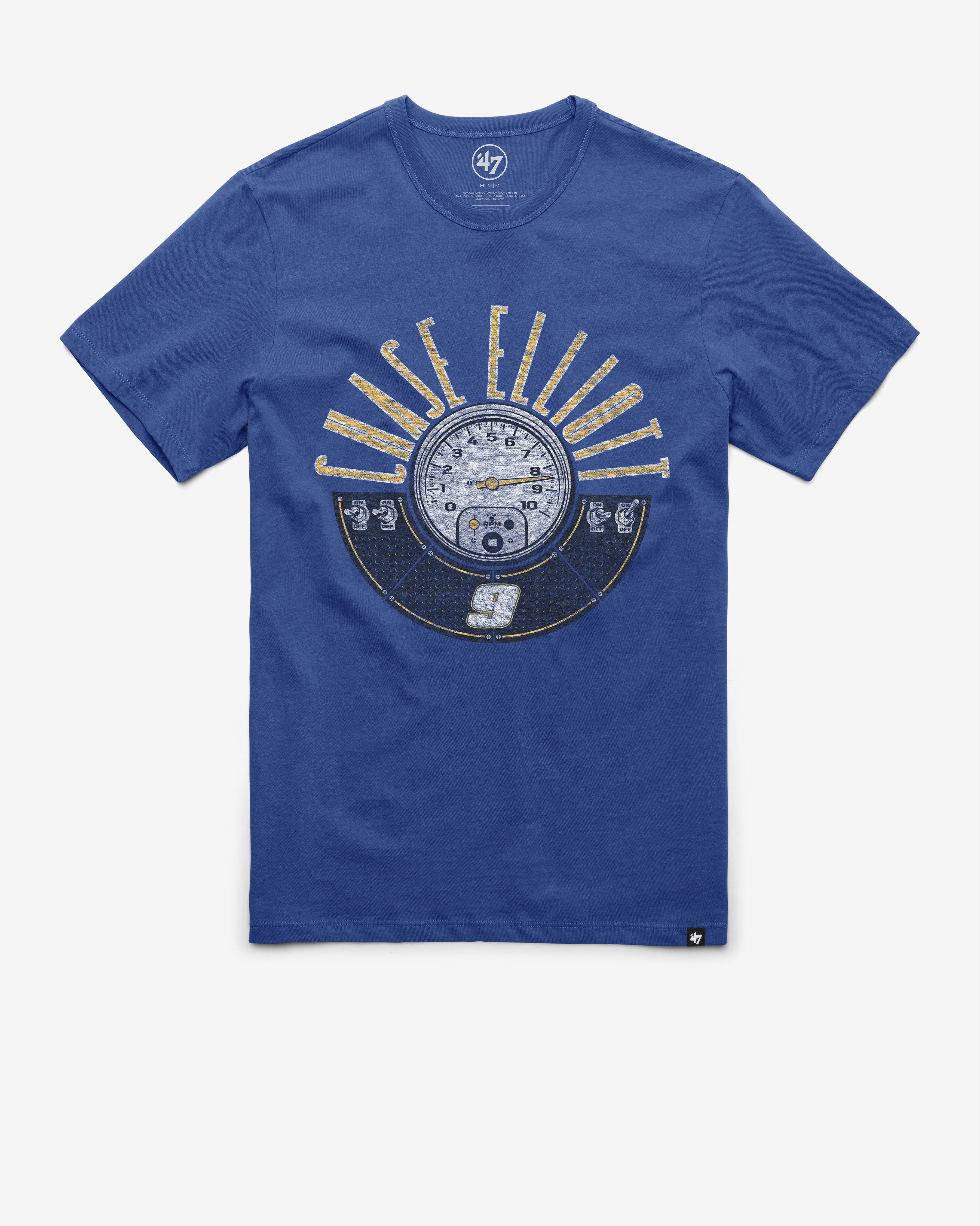 CHASE ELLIOTT HENDRICK MOTORSPORTS RPM '47 FRANKLIN TEE JETTY BLUE