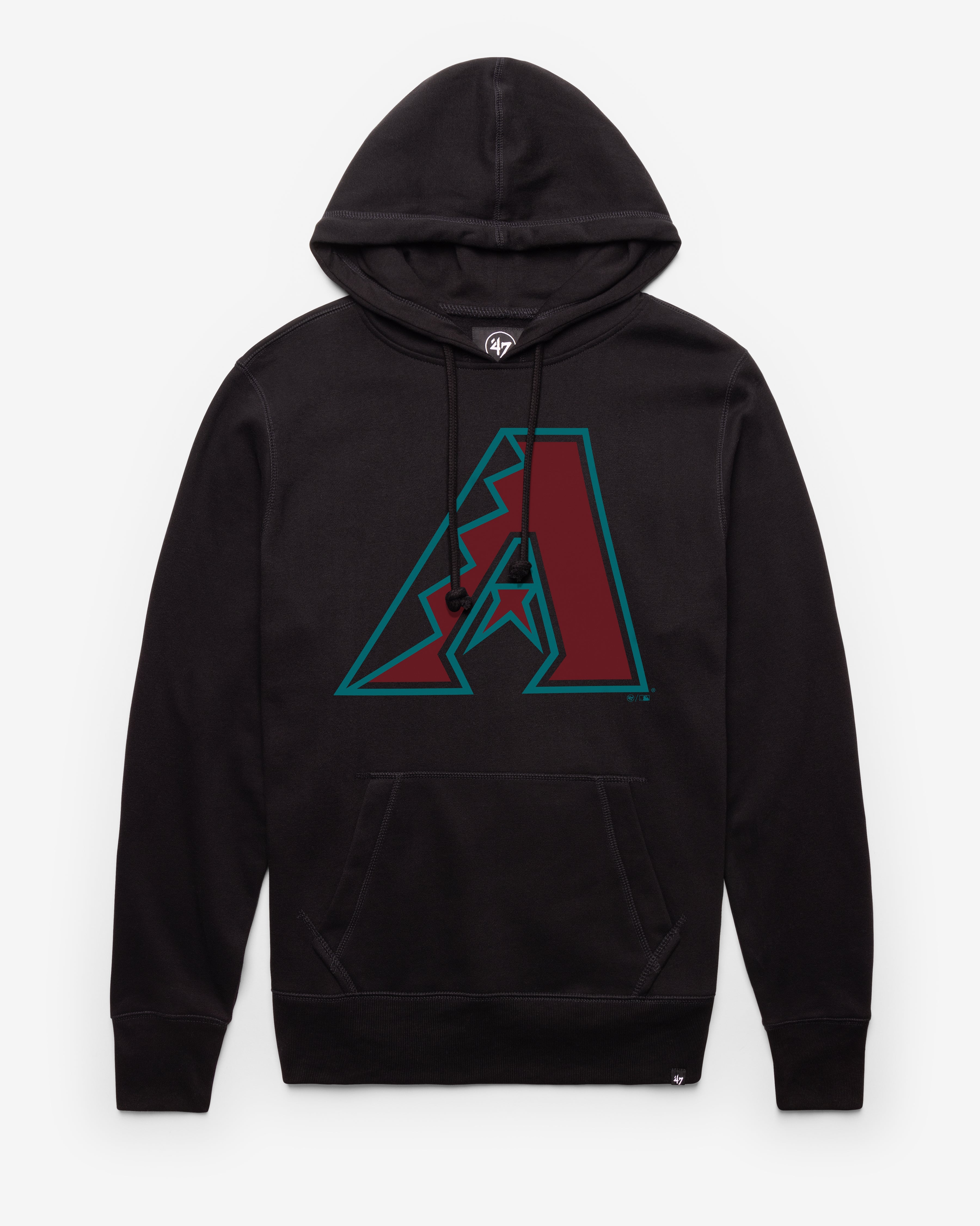 ARIZONA DIAMONDBACKS IMPRINT '47 HEADLINE HOOD JET BLACK