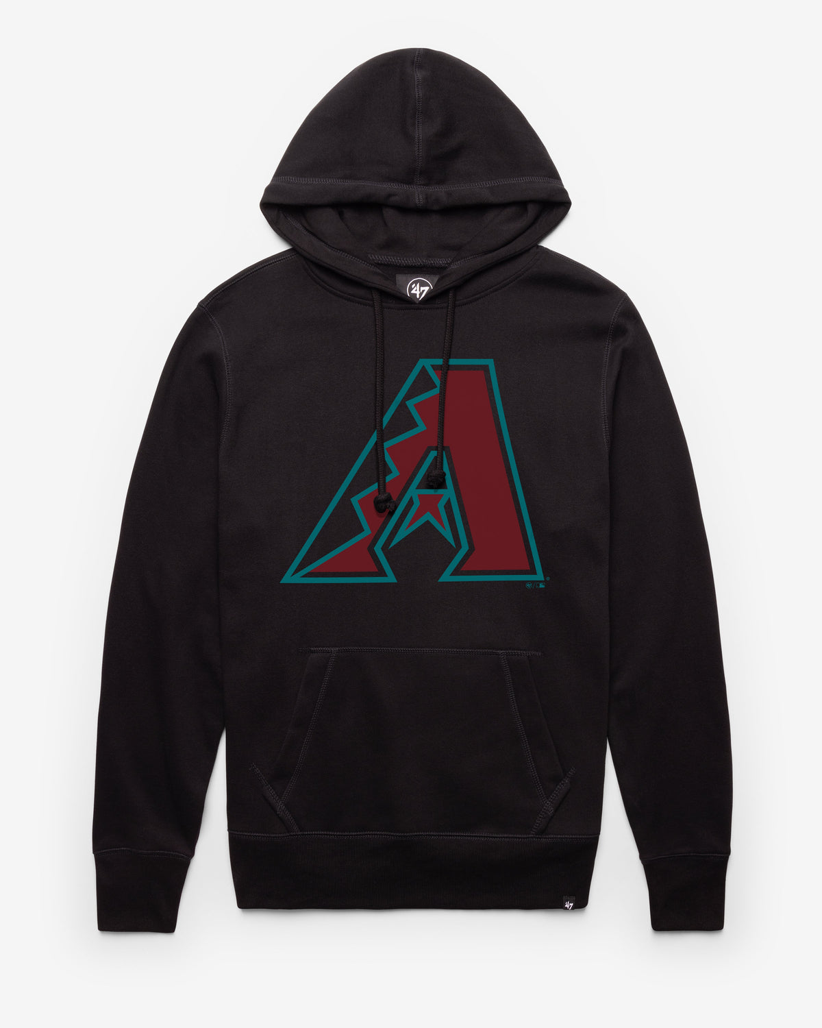 ARIZONA DIAMONDBACKS IMPRINT '47 HEADLINE HOOD JET BLACK