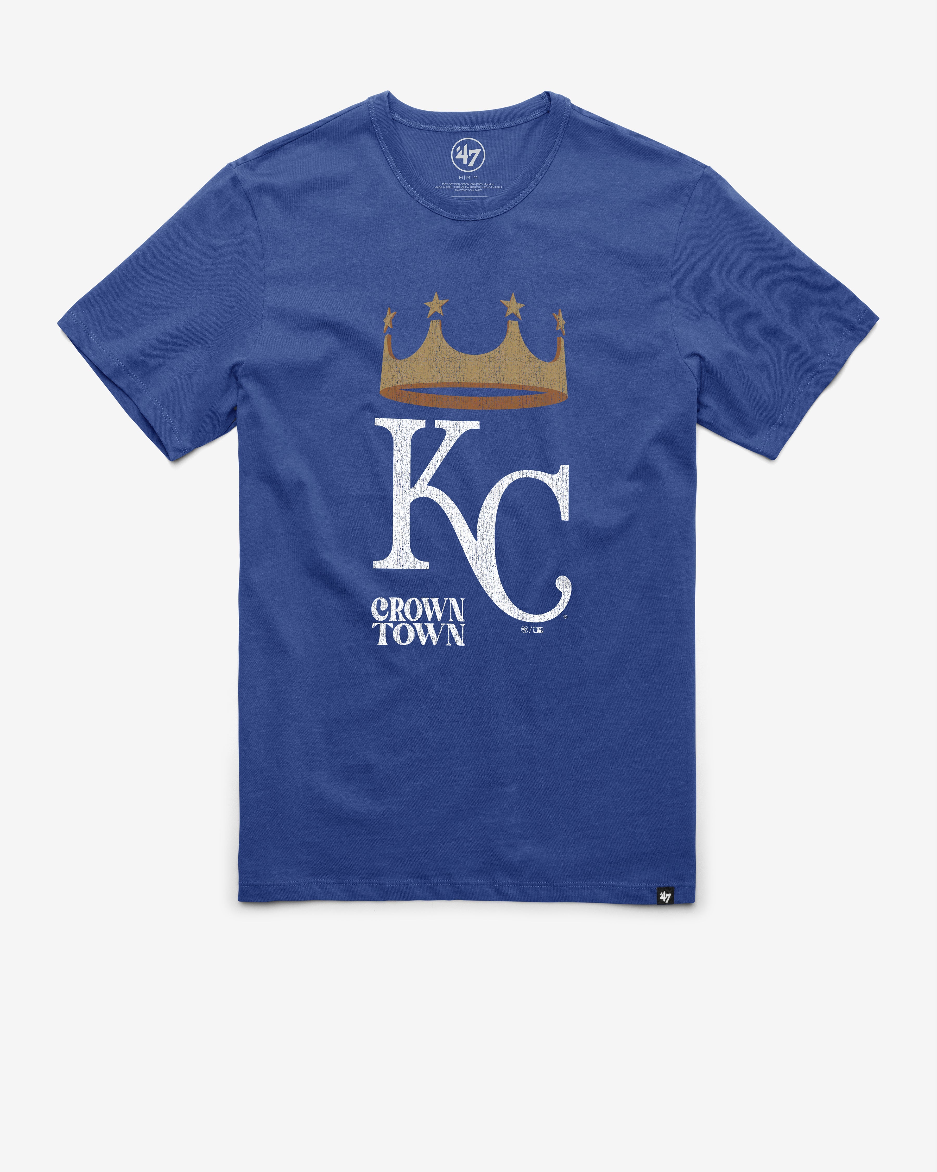 KANSAS CITY ROYALS REGION '47 FRANKLIN TEE JETTY BLUE