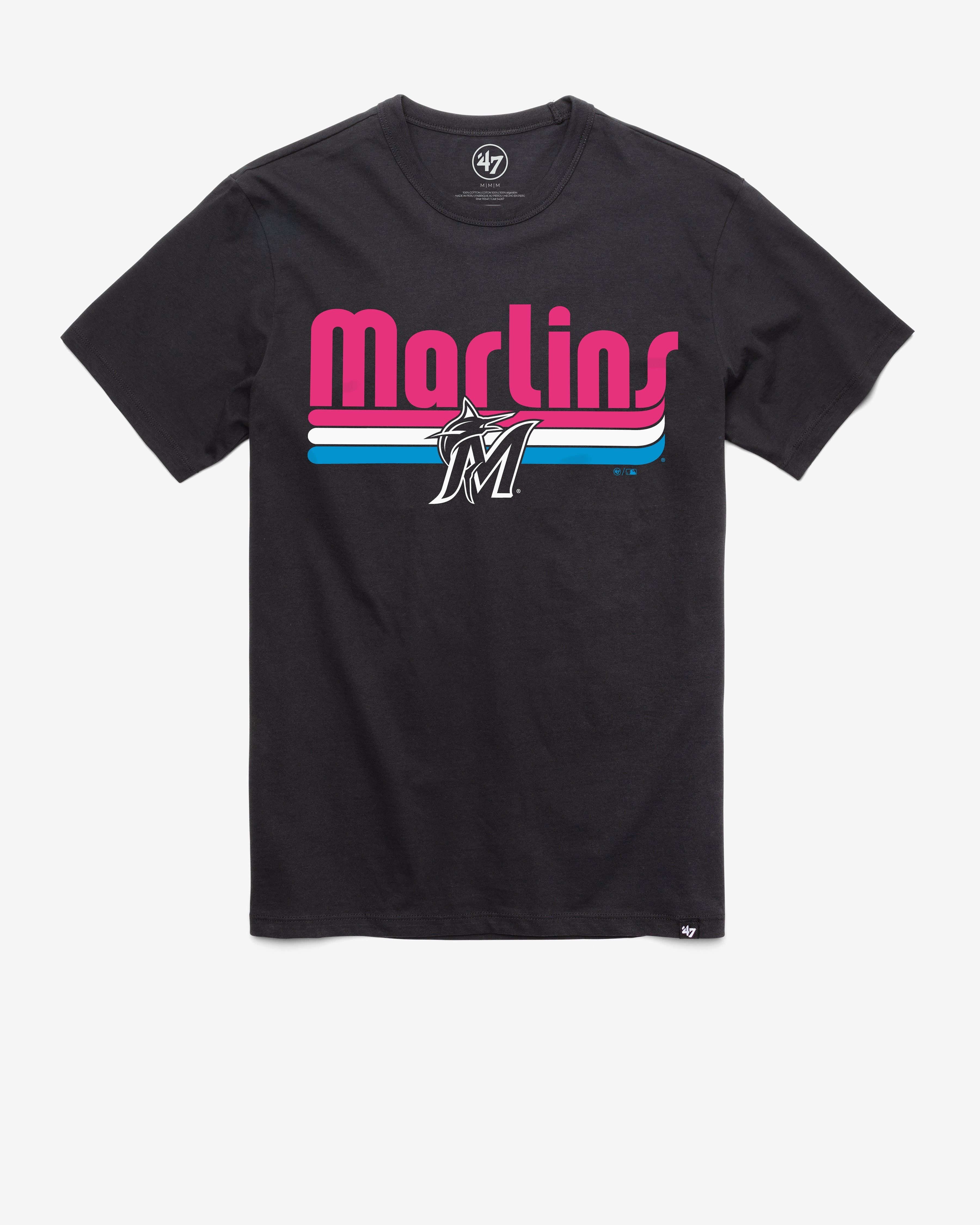 MIAMI MARLINS REGION '47 FRANKLIN TEE FLINT BLACK