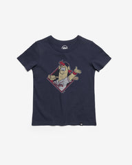 ATLANTA BRAVES MASCOT PREMIER '47 FRANKLIN TEE KIDS ATLAS BLUE