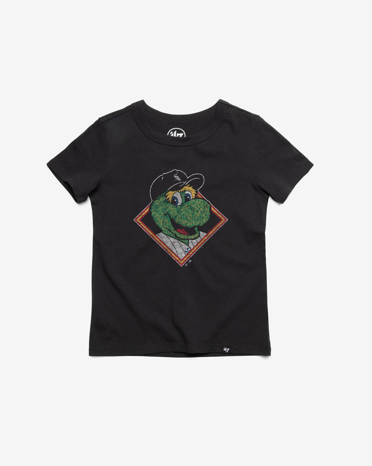 CHICAGO WHITE SOX MASCOT PREMIER '47 FRANKLIN TEE KIDS FLINT BLACK