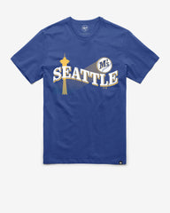 SEATTLE MARINERS COOPERSTOWN REGION '47 FRANKLIN TEE JETTY BLUE