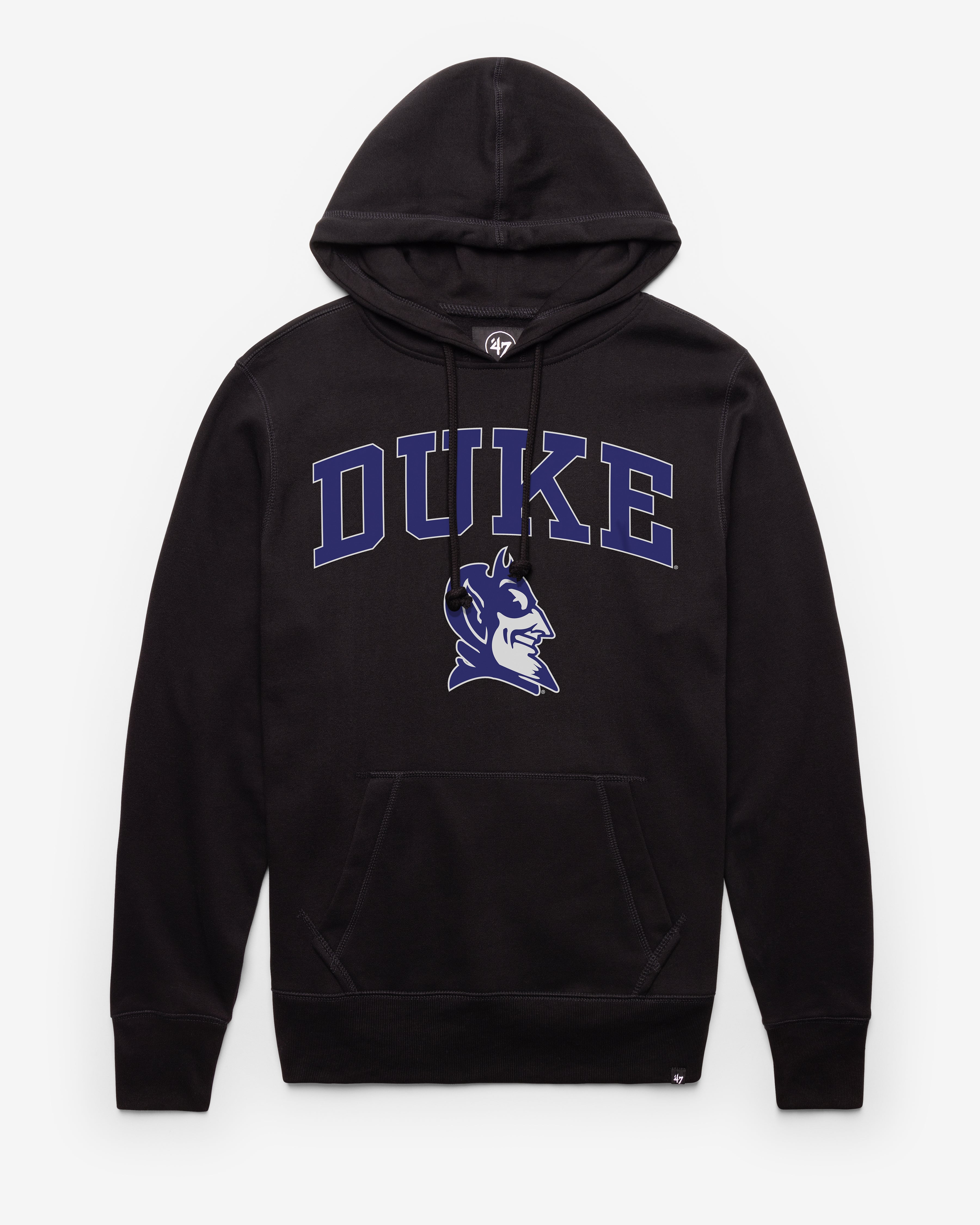 DUKE BLUE DEVILS IMPRINT '47 HEADLINE HOOD JET BLACK