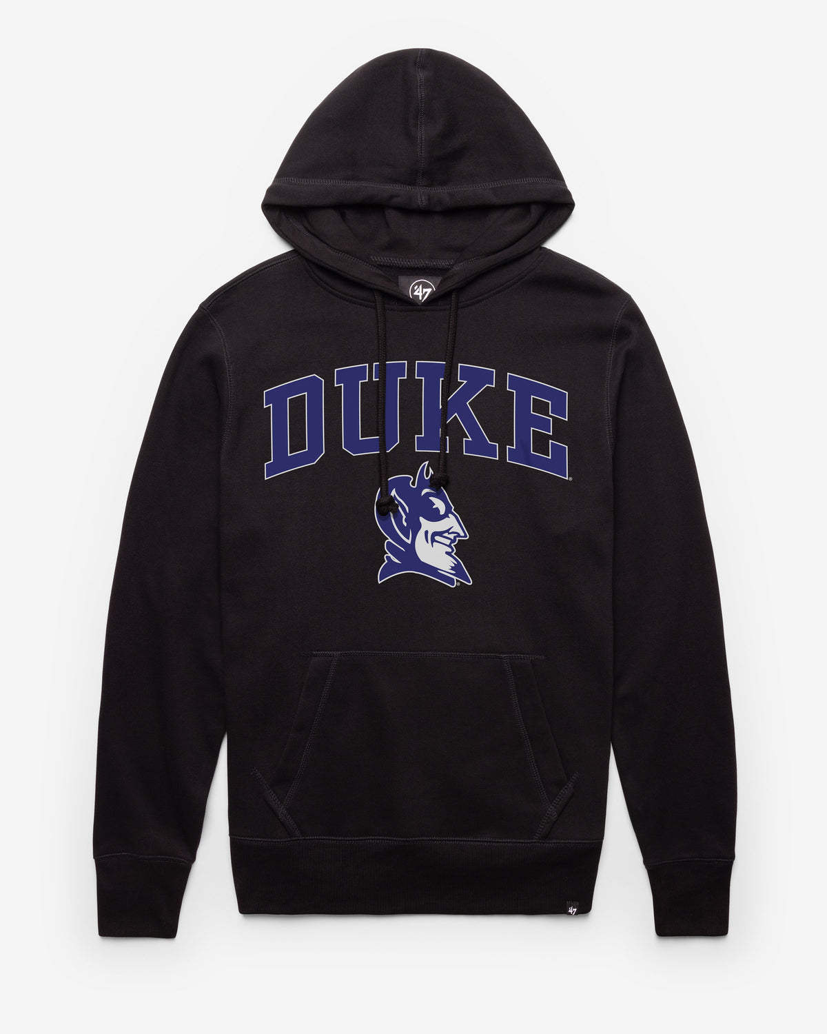 DUKE BLUE DEVILS IMPRINT '47 HEADLINE HOOD JET BLACK