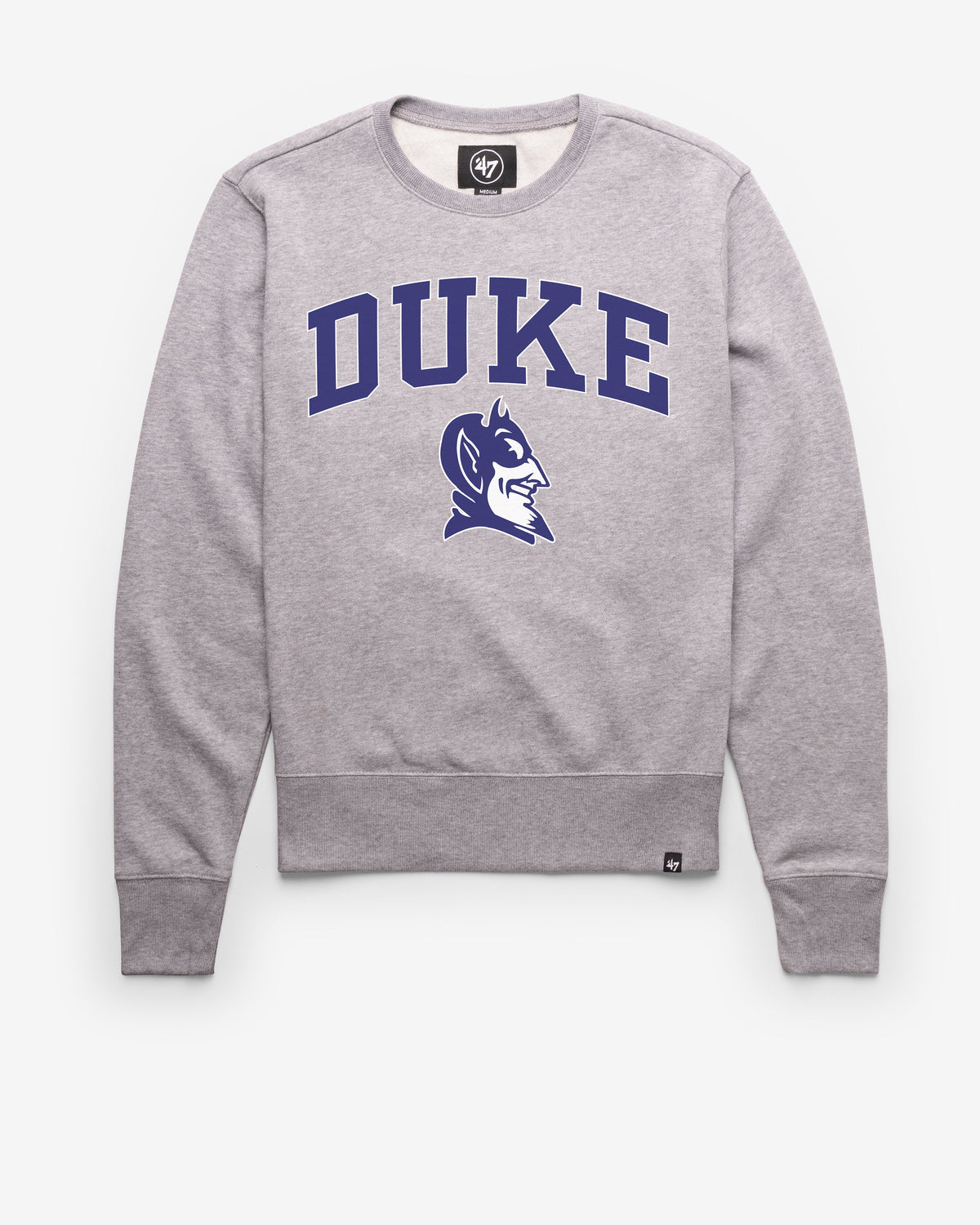 DUKE BLUE DEVILS IMPRINT '47 HEADLINE CREW SLATE GREY