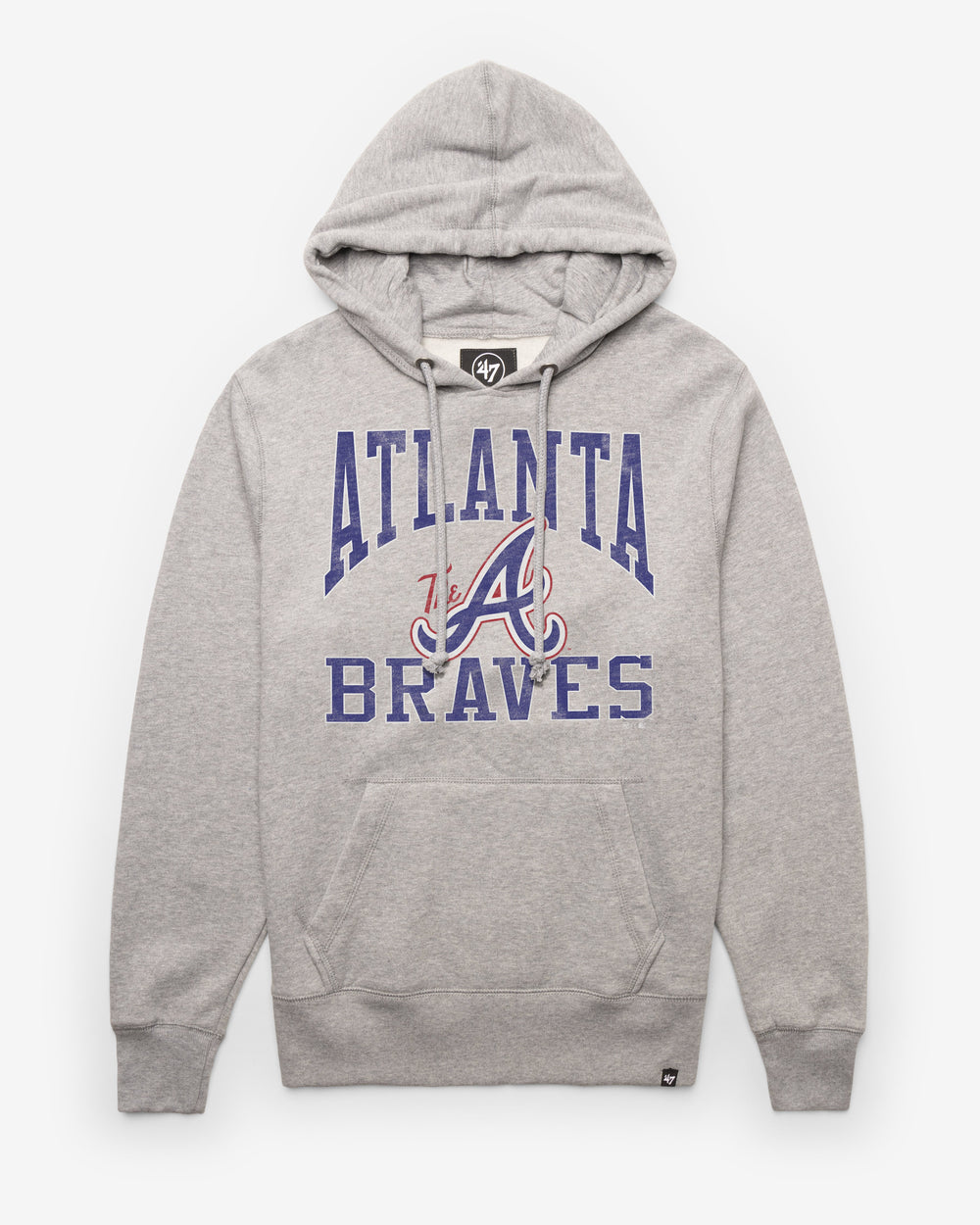 ATLANTA BRAVES CITY CONNECT BIG UPS '47 HEADLINE HOOD SLATE GREY