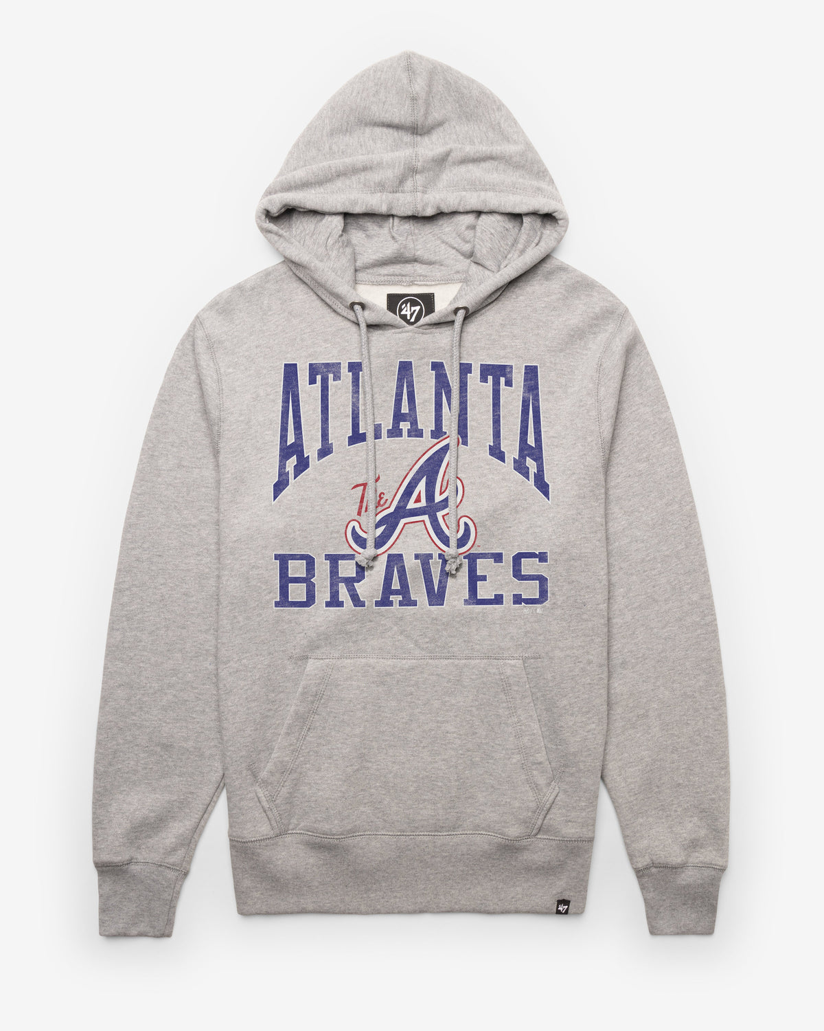 ATLANTA BRAVES CITY CONNECT BIG UPS '47 HEADLINE HOOD SLATE GREY
