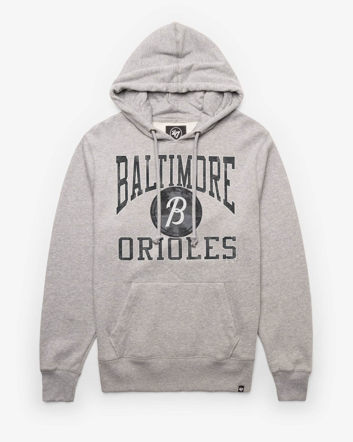 BALTIMORE ORIOLES CITY CONNECT BIG UPS '47 HEADLINE HOOD SLATE GREY