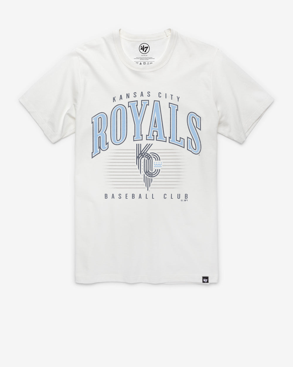 KANSAS CITY ROYALS CITY CONNECT DOUBLE HEADER '47 FRANKLIN TEE WHITE WASH