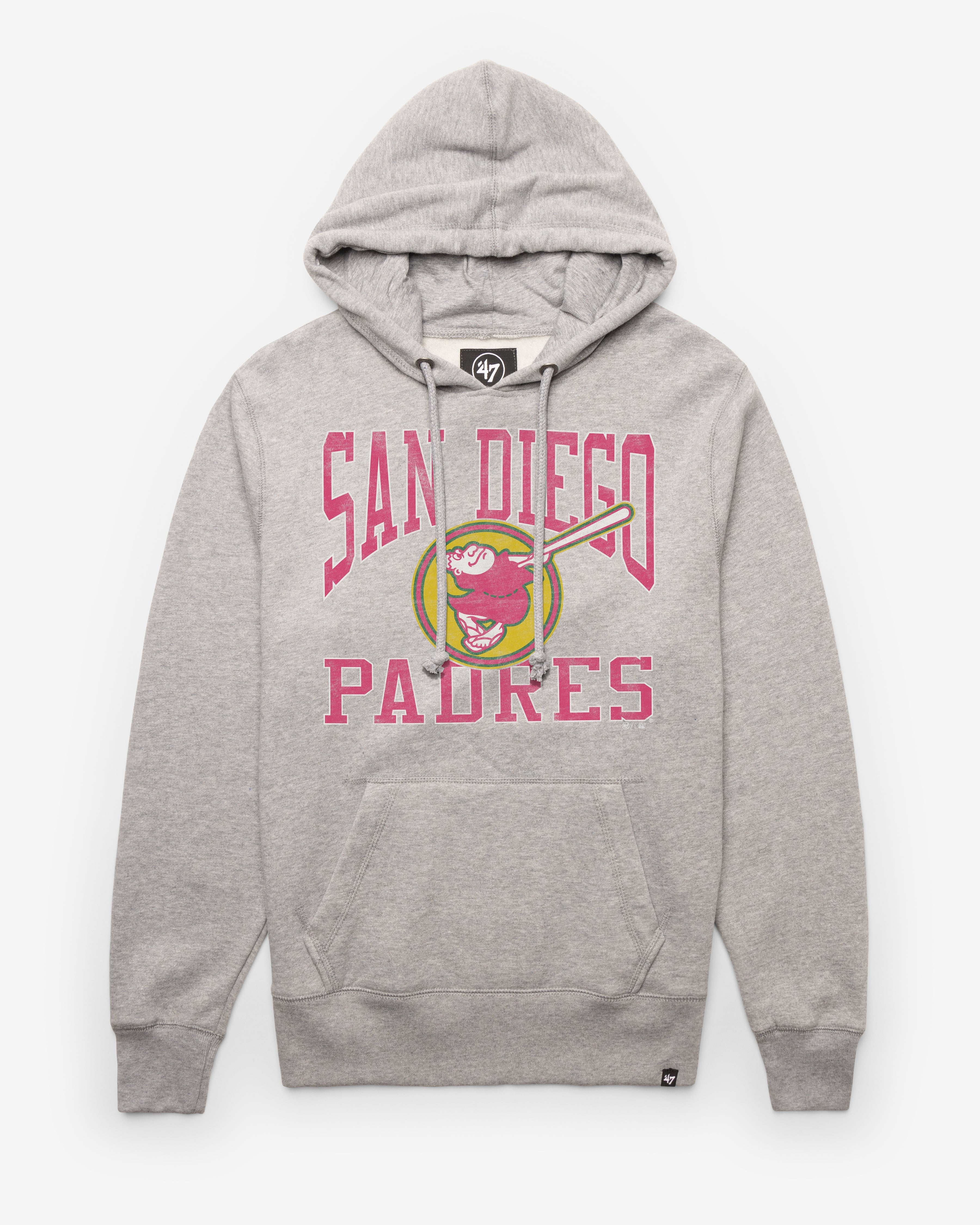 SAN DIEGO PADRES CITY CONNECT BIG UPS '47 HEADLINE HOOD SLATE GREY