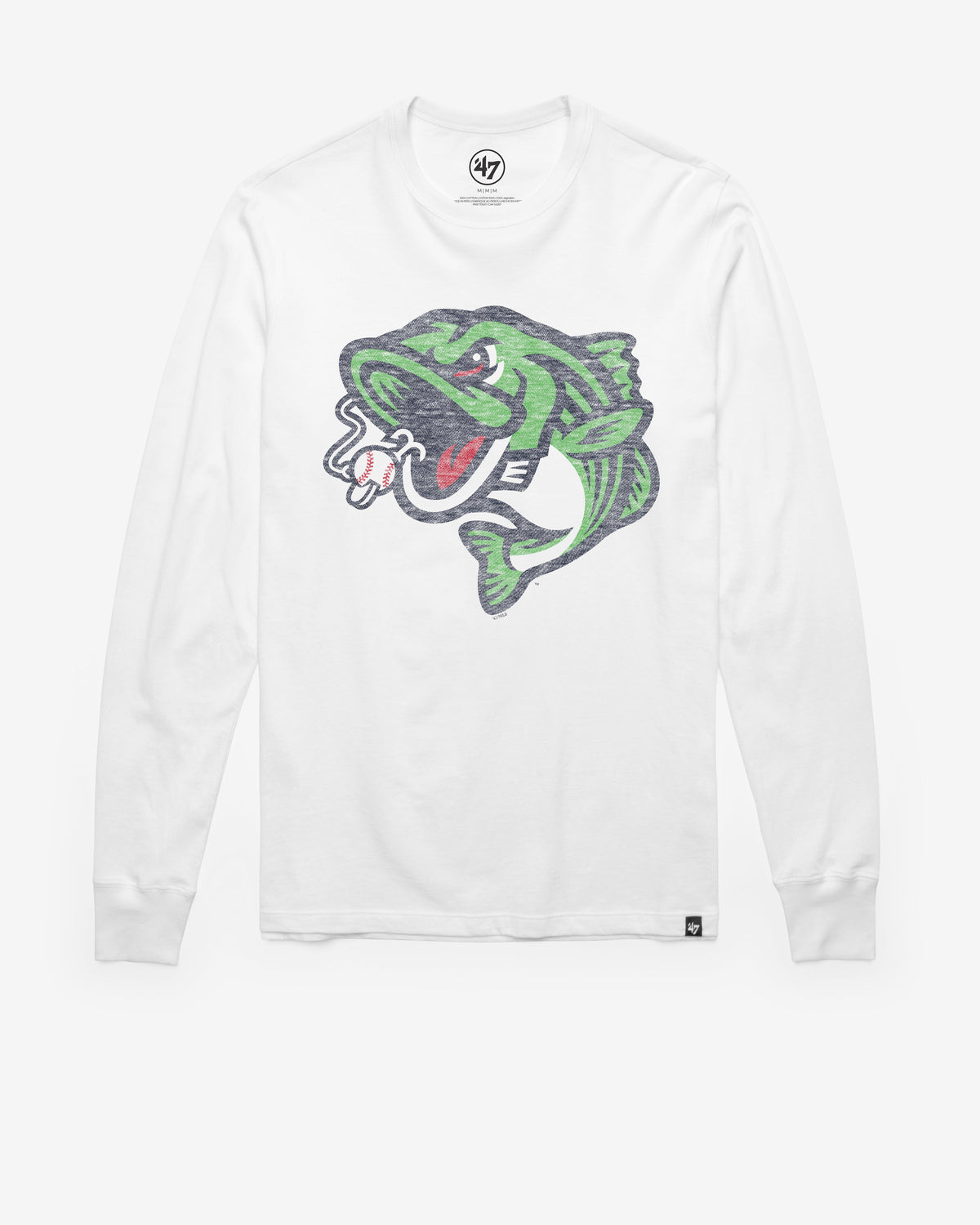 GWINNETT STRIPERS PREMIER '47 FRANKLIN LONG SLEEVE TEE WHITE WASH