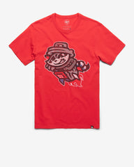 ROCKET CITY TRASH PANDAS PREMIER '47 FRANKLIN TEE RACER RED