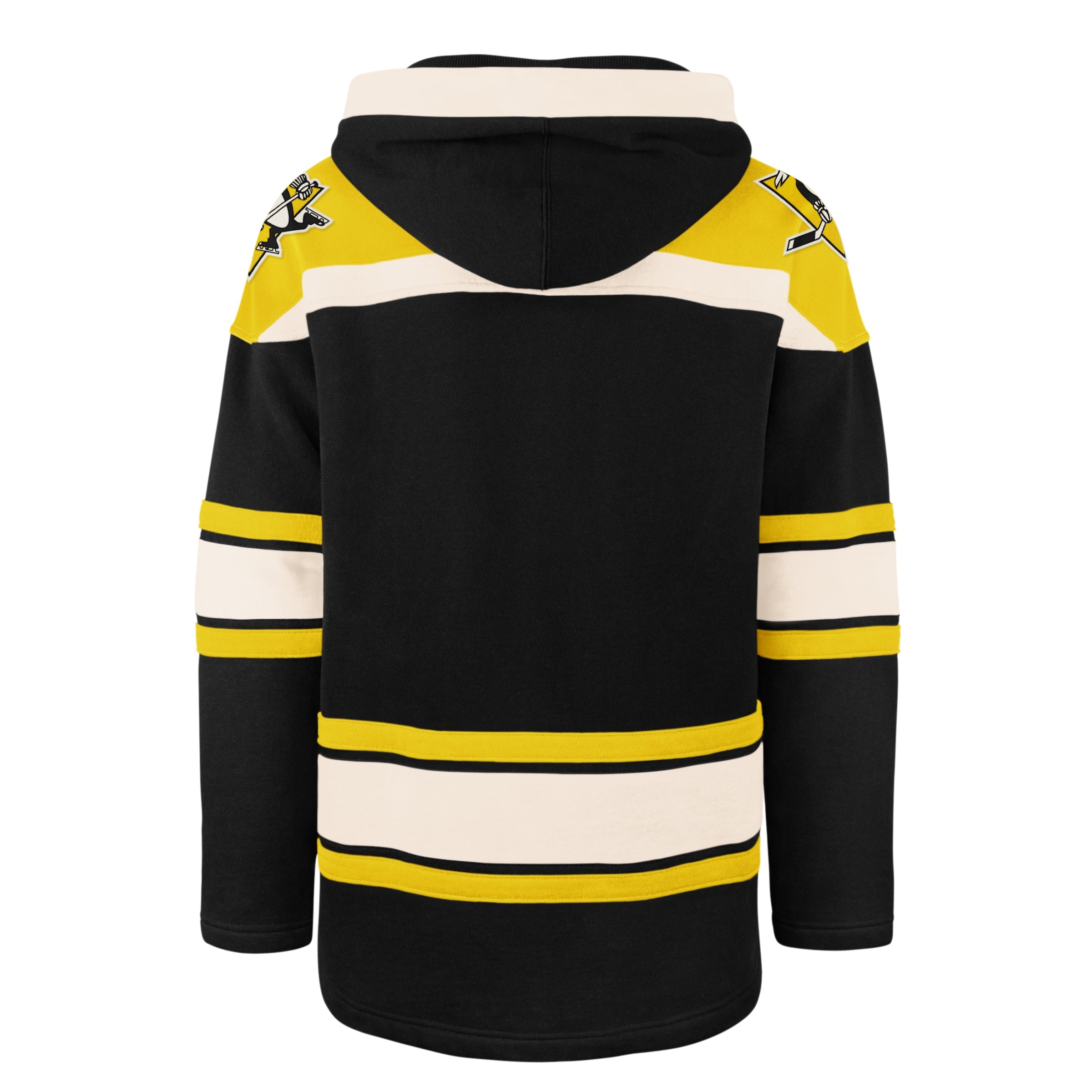 PITTSBURGH PENGUINS '47 SUPERIOR LACER PULLOVER HOOD JET BLACK