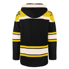 PITTSBURGH PENGUINS '47 SUPERIOR LACER PULLOVER HOOD JET BLACK