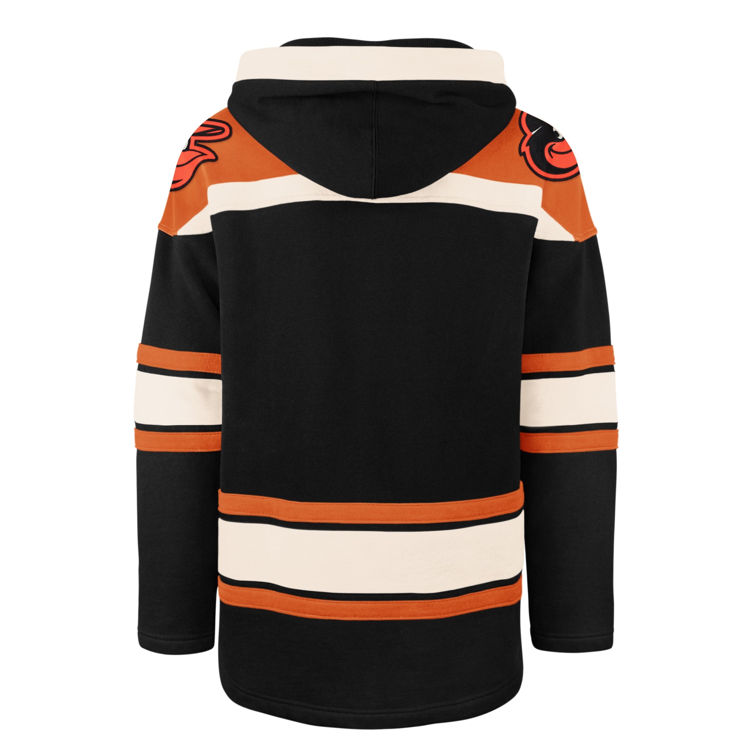 BALTIMORE ORIOLES SUPERIOR '47 LACER PULLOVER HOOD JET BLACK