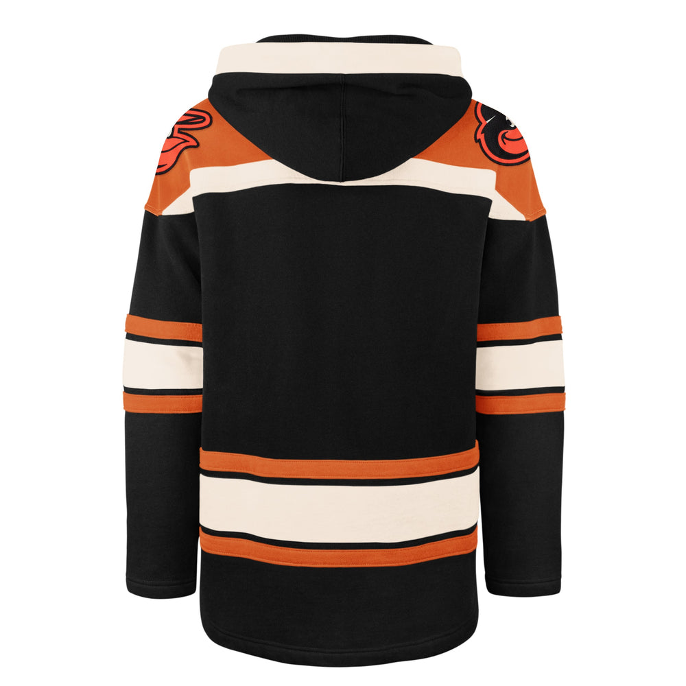 BALTIMORE ORIOLES SUPERIOR '47 LACER PULLOVER HOOD JET BLACK
