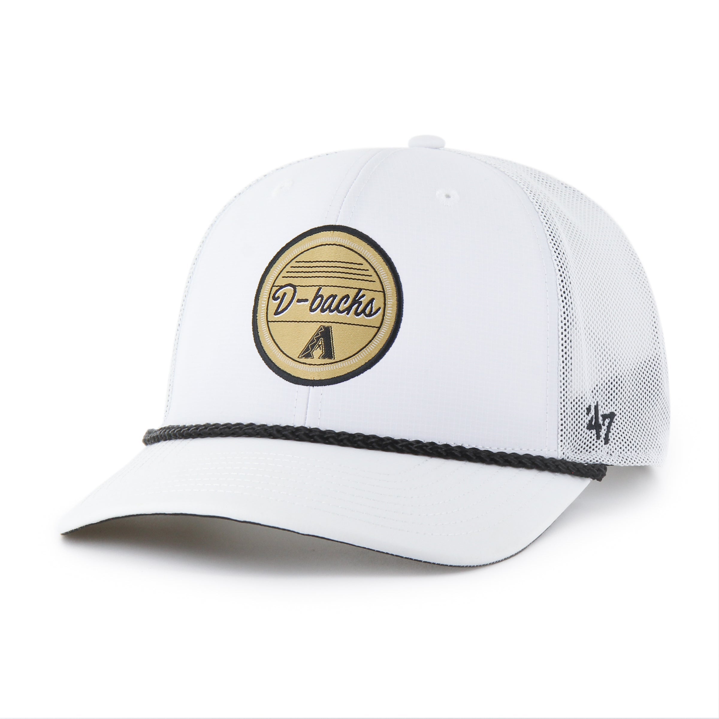 ARIZONA DIAMONDBACKS CITY CONNECT BRRR FAIRWAY '47 TRUCKER WHITE