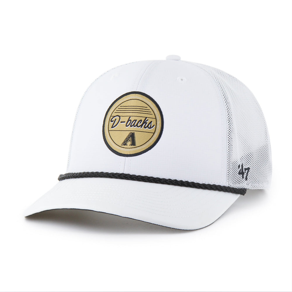 ARIZONA DIAMONDBACKS CITY CONNECT BRRR FAIRWAY '47 TRUCKER WHITE