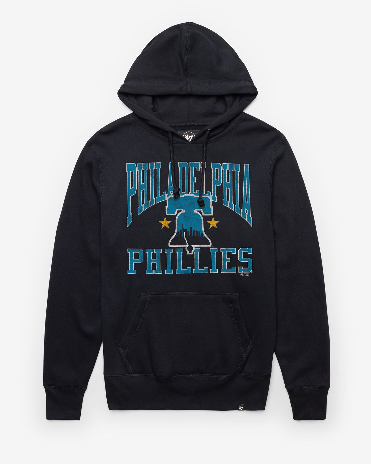 PHILADELPHIA PHILLIES CITY CONNECT BIG UPS '47 HEADLINE HOOD FALL NAVY