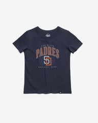 SAN DIEGO PADRES COOPERSTOWN DOUBLE HEADER '47 FRANKLIN TEE KIDS ATLAS BLUE