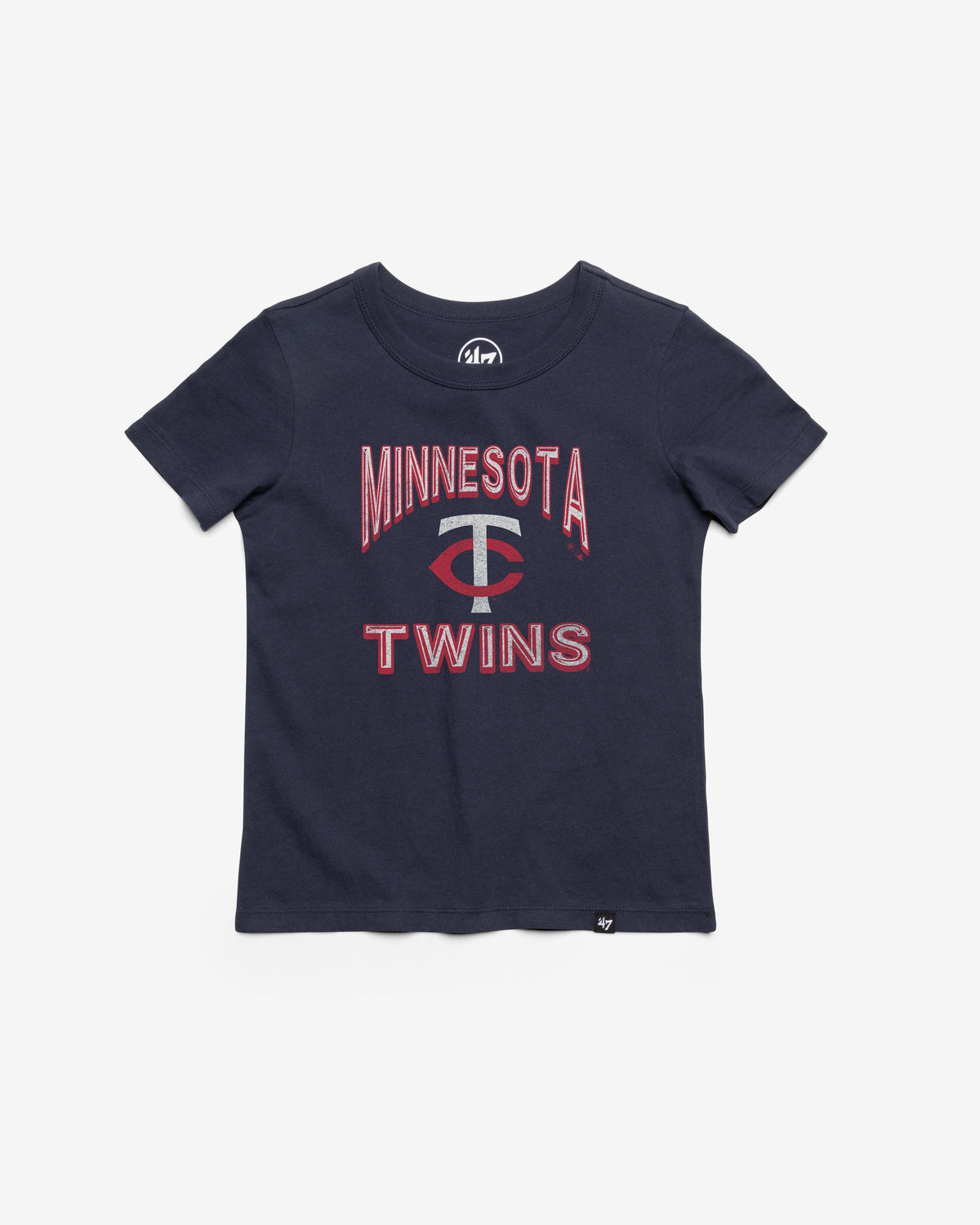 MINNESOTA TWINS FAN OUT '47 FRANKLIN TEE KIDS ATLAS BLUE