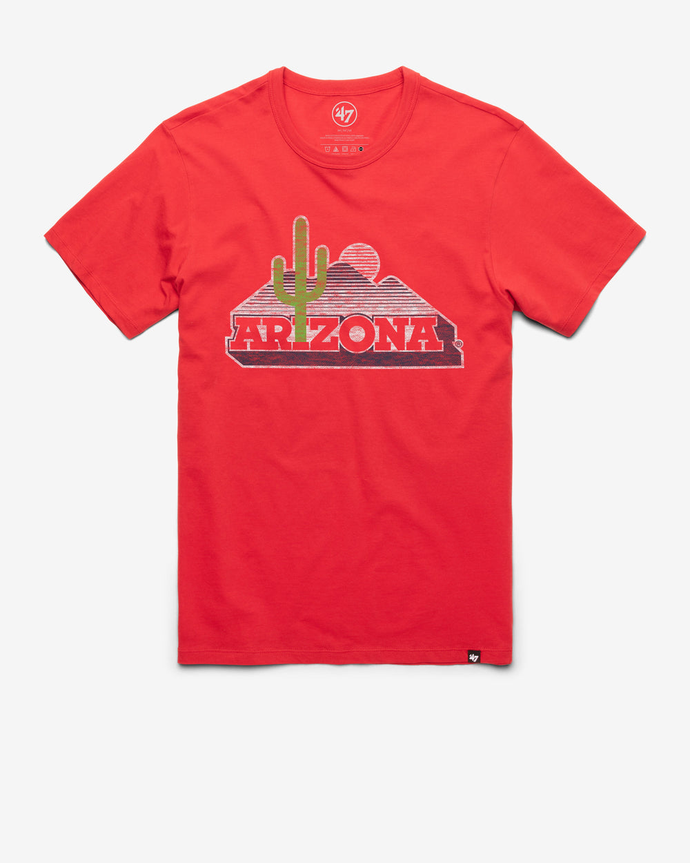 ARIZONA WILDCATS CACTUS VINTAGE PREMIER '47 FRANKLIN TEE RACER RED