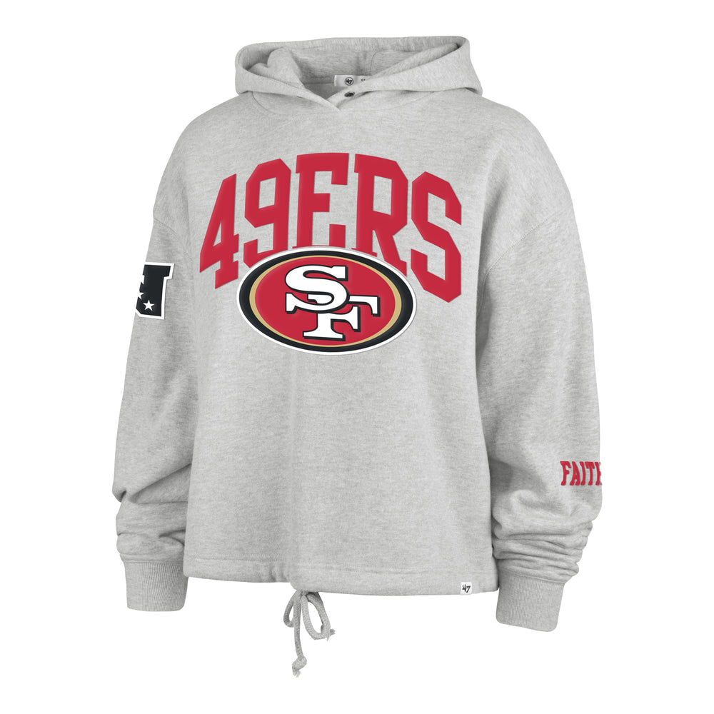 SAN FRANCISCO 49ERS HIGH HOPES '47 VENICE HOOD WOMENS RELAY GREY