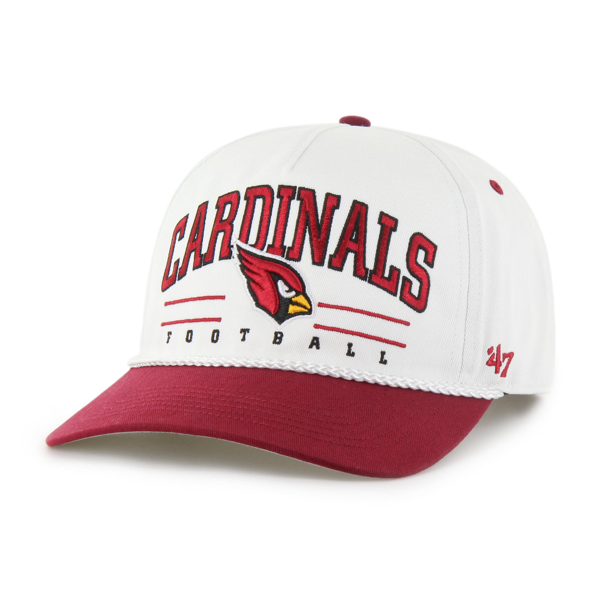 ARIZONA CARDINALS ROSCOE TWO TONE '47 HITCH RELAXED FIT WHITE