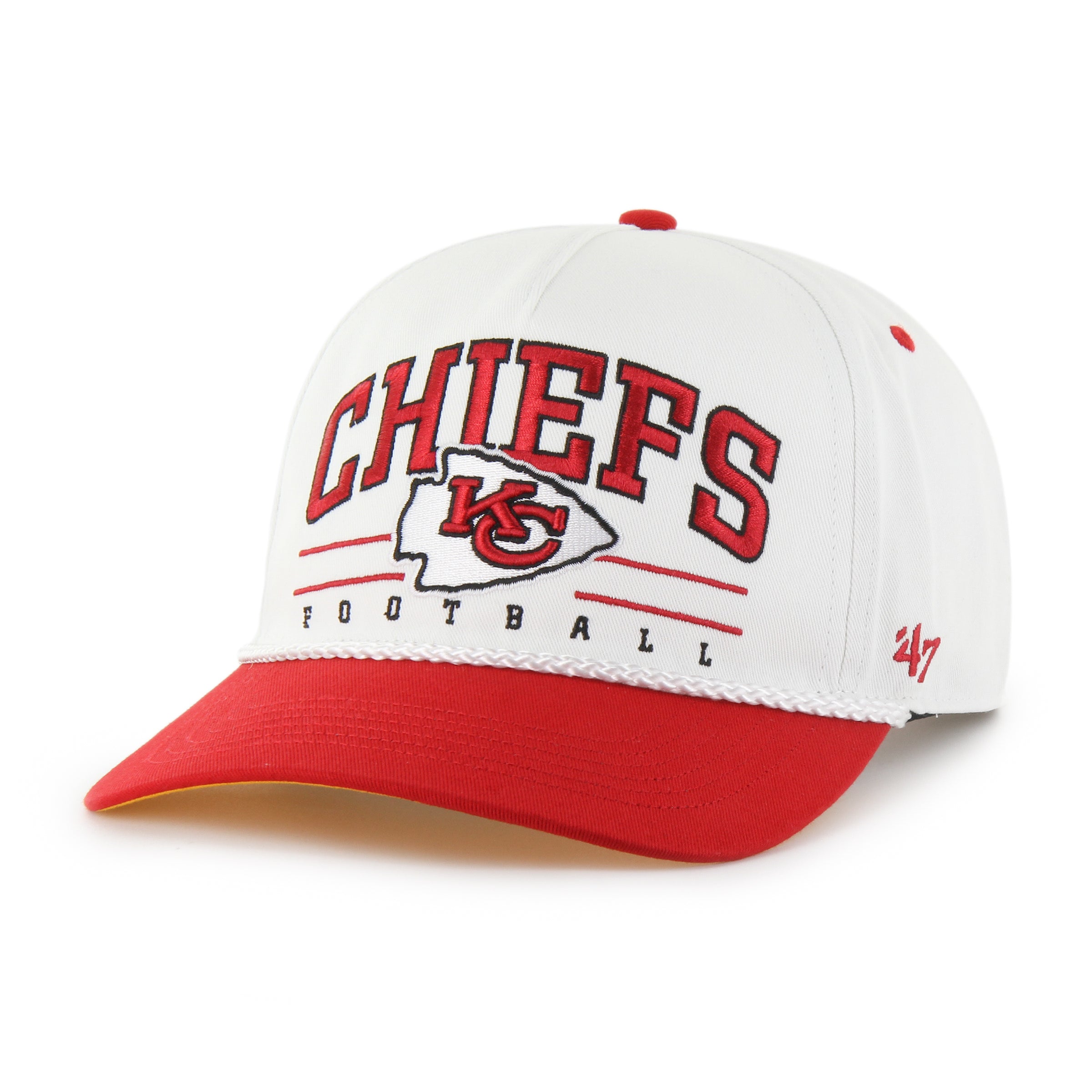 KANSAS CITY CHIEFS ROSCOE TWO TONE '47 HITCH RELAXED FIT WHITE