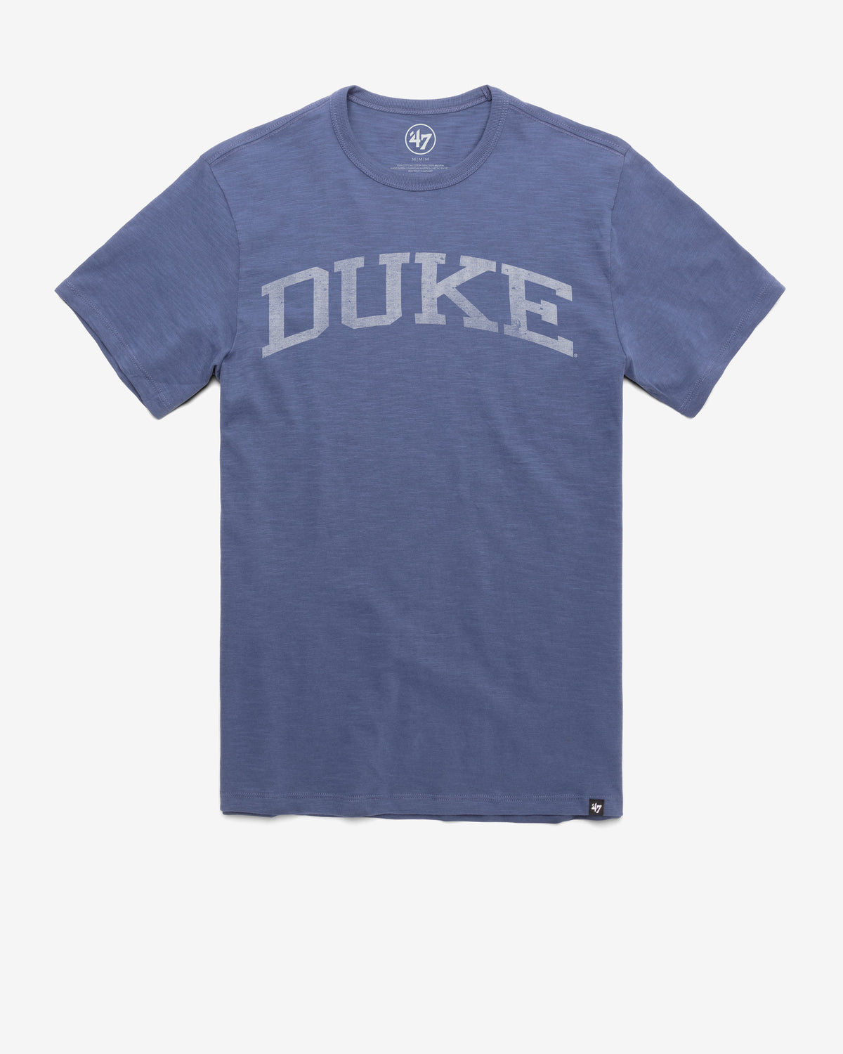 DUKE BLUE DEVILS CLASSIC BLOCK '47 SCRUM TEE BLEACHER BLUE