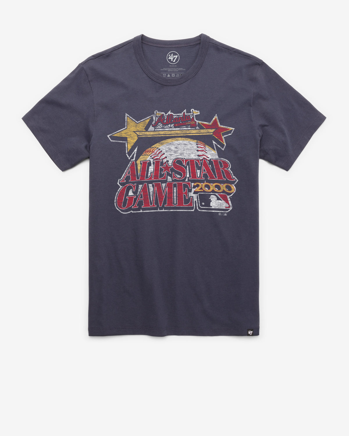 ATLANTA BRAVES COOP ASG PREMIER '47 FRANKLIN TEE ATLAS BLUE