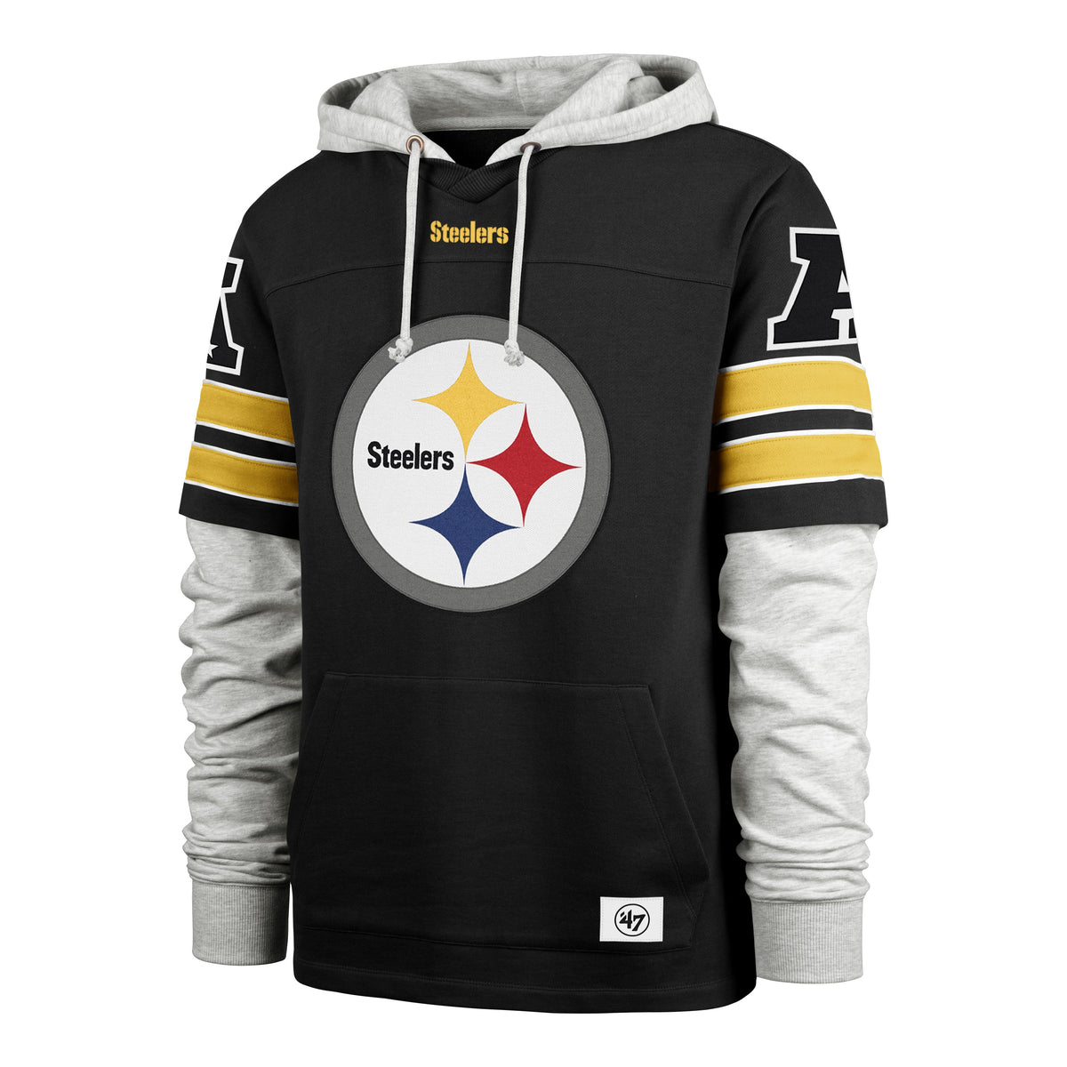 PITTSBURGH STEELERS GRIDIRON BLITZ '47 CORNERBACK LACER FLINT BLACK