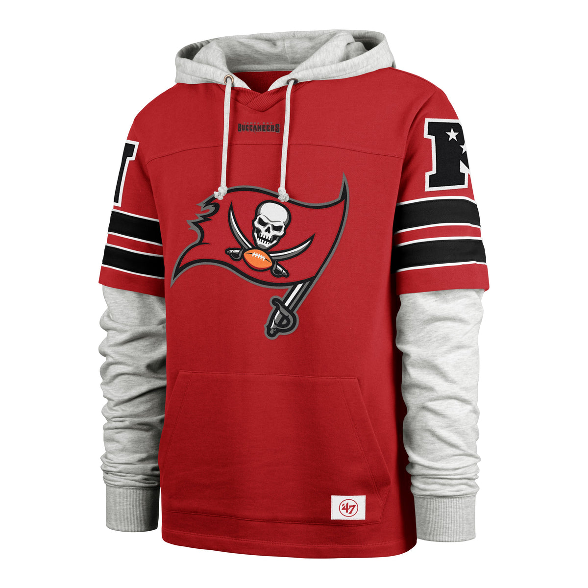 TAMPA BAY BUCCANEERS GRIDIRON BLITZ '47 CORNERBACK LACER RACER RED