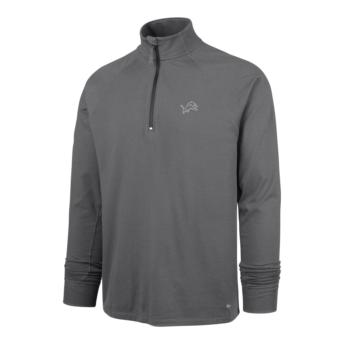 DETROIT LIONS IMPRINT FORWARD '47 1/4 ZIP SHADOW GREY