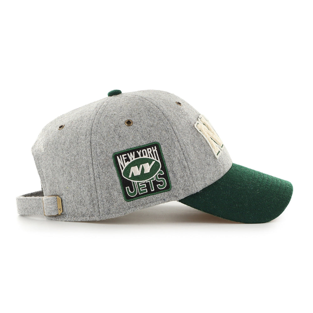 NEW YORK JETS STONEY CLOVER LANE X '47 BLOCK CLEAN UP GRAY