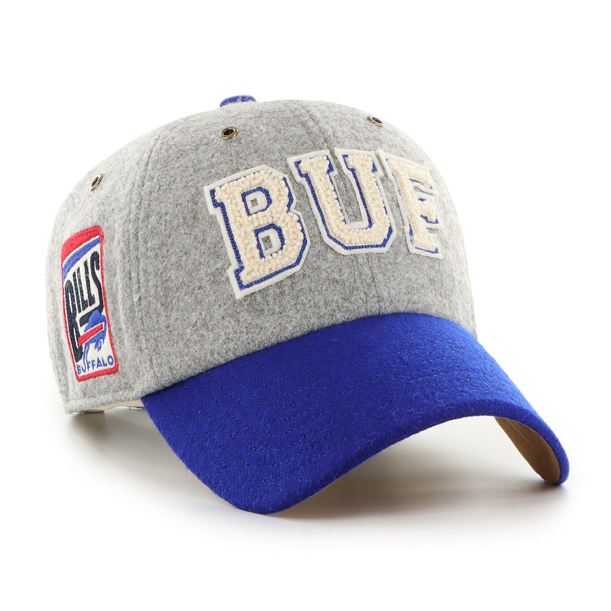 BUFFALO BILLS STONEY CLOVER LANE X '47 BLOCK CLEAN UP GRAY