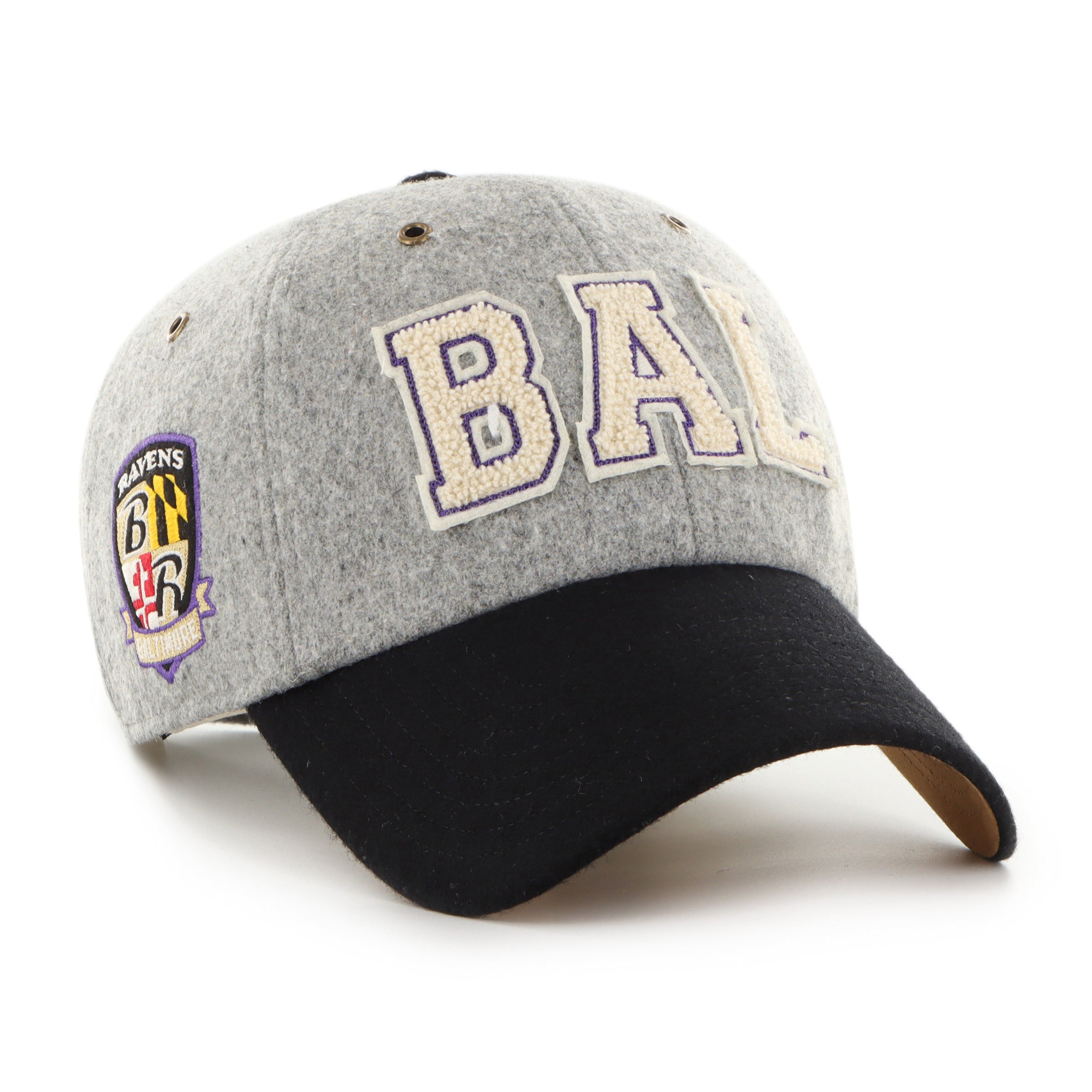 BALTIMORE RAVENS STONEY CLOVER LANE X '47 BLOCK CLEAN UP GRAY